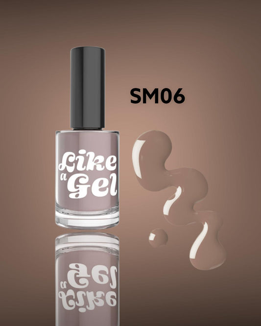 Like a Smalto semipermanente effetto gel Desert Taupe 10 ml (SM06)