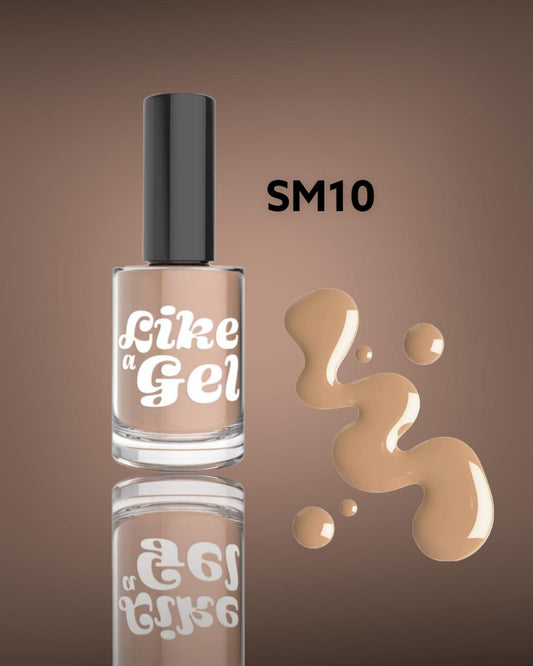 Like a Smalto Semipermanente con Effetto Gel Caramello 10 ml (SM10)