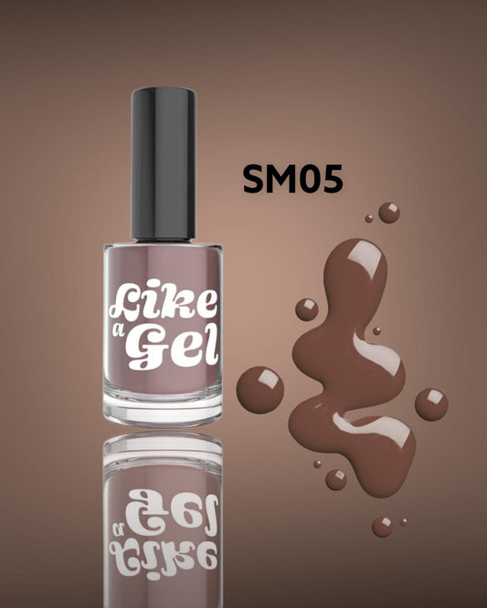 Like a Smalto Semipermanente con Effetto Gel Rose Taupe 10 ml (SM05)