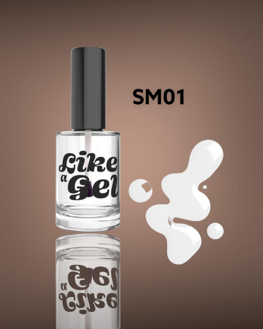 Like a Smalto semipermanente con effetto gel trasparente 10 ml (SM01)